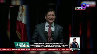 PBBM, ibinida ang kanyang pagdalo sa World Economic Forum sa kanyang pagharap sa Filipino... | SONA