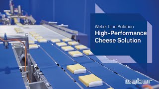 Weber High-performance cheese solution for flow packs | weSCAN 7000, weSLICE 9500, weWEIGH 5000