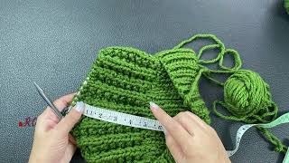 Knitting Cap in Circular Needle with Design||डिज़ाइन के साथ गोल सिलाई मे टोपी कैसे बनाये|| #knitting