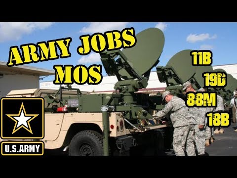 US Army MOS (Army jobs) US Army MOS (Army jobs)