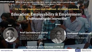 #EmploymentDebate | E7 | Sudheesh Venkatesh | Employment, Employability and Education