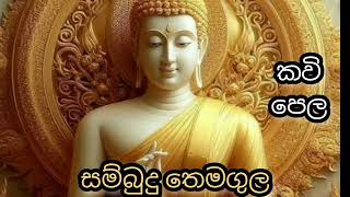 සම්බුදු තෙමගුල . අසිරිමත් කවි පෙල. ඔබත් අහන්න ❤