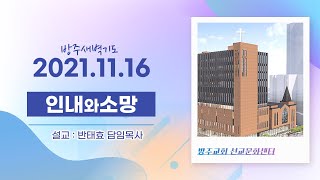 [새벽예배]  2021.11.16 (화)  탄식의 근거가 된 창조주 하나님의 힘  -  반태효 담임목사