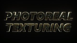 PhotoReal TEXTURING in 3D