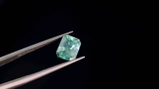 Moissanite 2.42ct Diamond alternative blue green Moissanite gemstone