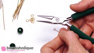 How to Open and Close Eye Pins for Jewelry Making