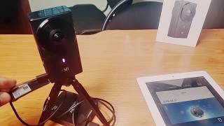 Yi 360 VR Quick Start - iOS, Android App | Video, Photo Modes | Power Bank | Sample 5.7K footage