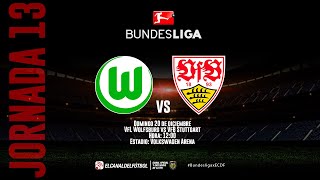 Partido Completo: VfL Wolfsburg vs VfB Stuttgart | Jornada 13 | Bundesliga