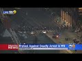 Officers Block Hill, 3rd Street Intersection For Ongoing Protest Against Police Brutality