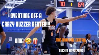 Crazy 16u Battle @ Pangos Terrific 24 | Buzzer Beater goes to OT! Mac Irvin Fire vs Bucket Boyz 2026