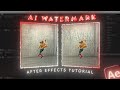 AI TRENDING WATERMARK TUTORIAL | AFTER EFFECTS |
