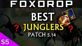 Top 5 Junglers for Patch 5.14 - League of Legends