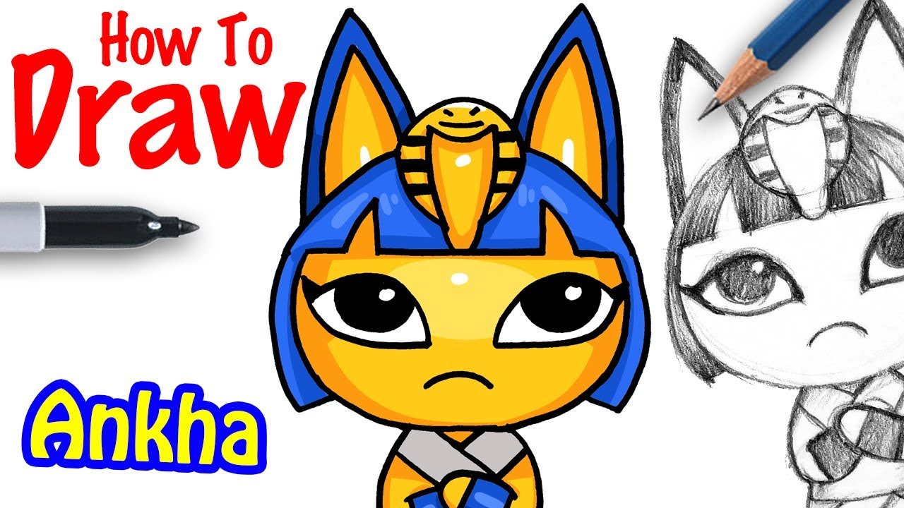 How To Draw Ankha | Animal Crossing - YouTube