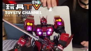 TOYSTV S9 E10「爆玩具」Flame Toys Transformers [Kuro Kara Kuri] #01A Shattered Glass Drift Unbox