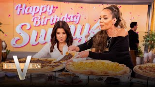 'The View' Celebrates Sunny Hostin's Birthday with Her Favorite NYC Pizza | The View