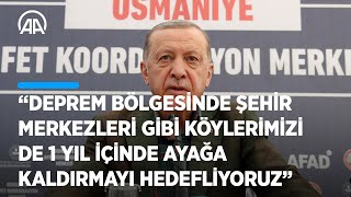 Cumhurbaşkanı Erdoğan Osmaniye Korkut Ata Üniversitesi'nde açıklamalarda bulundu