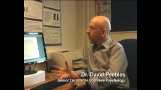 Dr David Peebles talks about his eye-tracking research