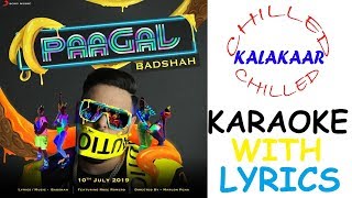 Paagal|Badshah|Karaoke Beat with Lyrics