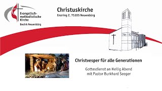 Christvesper für alle Generationen an Heilig Abend