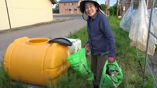 日々むすび　　おむすびへの道　　ハウス撤収今日はここまで　新潟　お米　直販