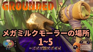 【Grounded】 メガミルクモーラーの場所 1~5 【グラウンデッド】