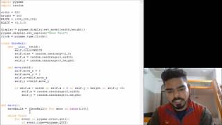Python Challange #1 | Creating a snowfall GUI using Python(Pygame) |