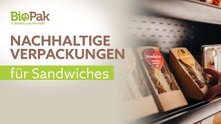 Nachhaltige Take Away-Verpackungen für Sandwiches | Sandwichverpackungen von BioPak