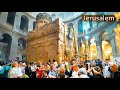 Before the Miracle of The Blessed Fire. Church of The Holy Sepulcher. JERUSALEM