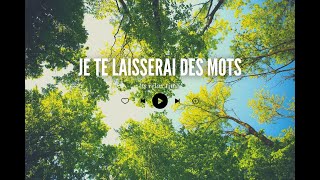 je te laisserai des mots | Patrick Watson | Relax music | 1 hour loop music