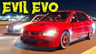 700hp Evo Picks on Civic - Phoenix STREET RACING!