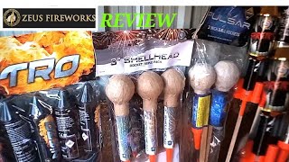 ZEUS FIREWORKS SHELLHEAD RROCKET PACK REVIEW💥💥💥💥