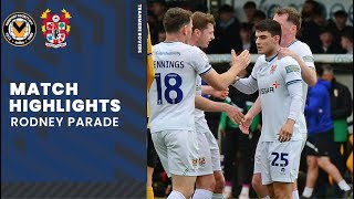 Match Highlights | Newport County v Tranmere Rovers | League Two