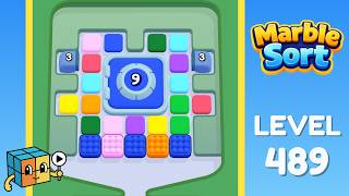 Marble Sort Level 489 Walkthrough Solution
