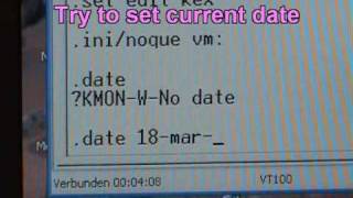 Year 2000 problem/symptom on PDP-11/23  running  RT-11 V05.04 from 1987