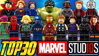 Top 30 LEGO Marvel Superheroes Sets EVER MADE (MCU)