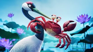 Story of The Crane and the Crab || कहानी: बगुला और केकड़ा || Story for kids || Moral Story for kids.