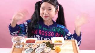 吃播 韩国 Mukbang ASMR♥!!新鮮的活鮑魚, 海葡萄, 拉麵, 橘糖葫蘆 Raw Abalone realsound  mukbang eating sound