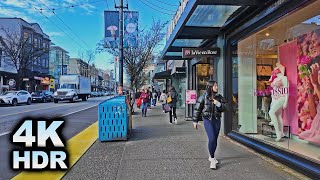 [4K HDR]  Blue Horizon Hotel Vancouver  Robson Street - Virtual Walk Canada