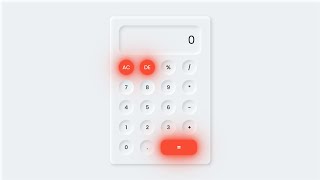 Create 3D-Looking Calculator with HTML & CSS & Javascript | Step by Step Tutorial