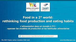 L’alimentation dans un monde à 2°C (World Efficiency 2017)