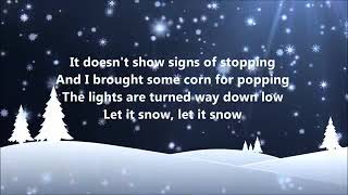 Dean Martin Let it snow lyric