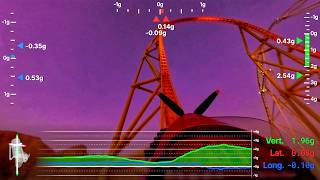 You are weightless for 5 seconds on worlds highest looping coaster
