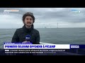 fécamp la première éolienne installée dans le parc offshore