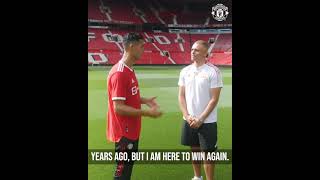Cristiano Ronaldo First Interview in Manchester United. MP4 CUTS