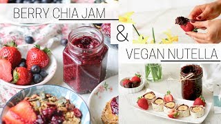 VEGAN NUTELLA \u0026 CHIA SEED JAM » easy homemade recipes