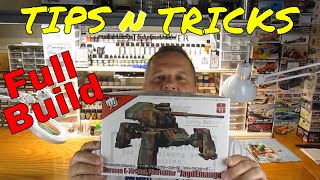 MODELCOLLECT Fist of War German E-75 Walking Tank 1/72 scale review, build and weather.