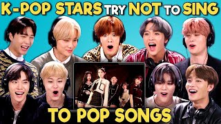 K-pop Stars React To Try Not To Sing Along Challenge (NCT 127 엔시티)
