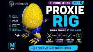 How to Build a Proxy Rig in Maya | Test Your Rig Before Skinning