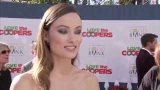 Love The Coopers: Olivia Wilde Red Carpet Movie Premiere Interview | ScreenSlam