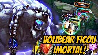 VOLIBEAR COM ESSA BUILD CURA MUITO E TANKA DE MAIS!! LoL Wild Rift